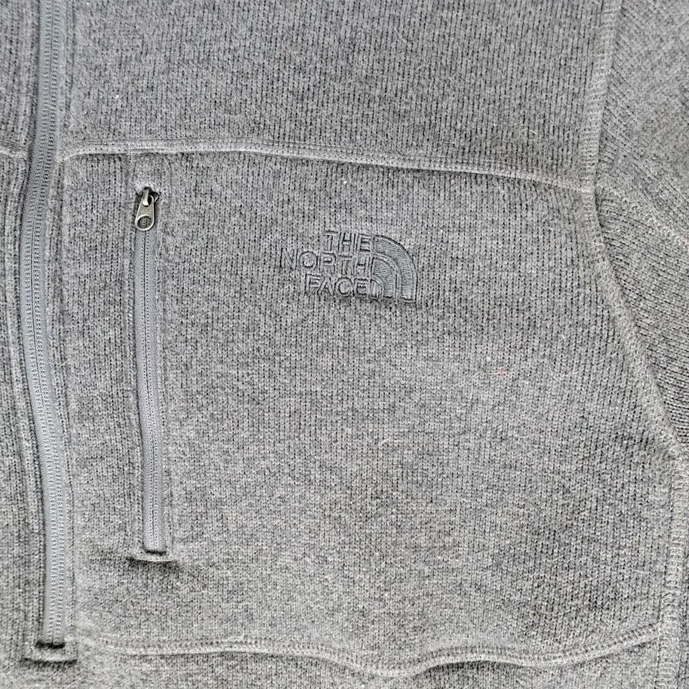 The North Face Sweater Men XL Gray Canyonlands Fleece Pullover 1/2 Zip Mock Neck